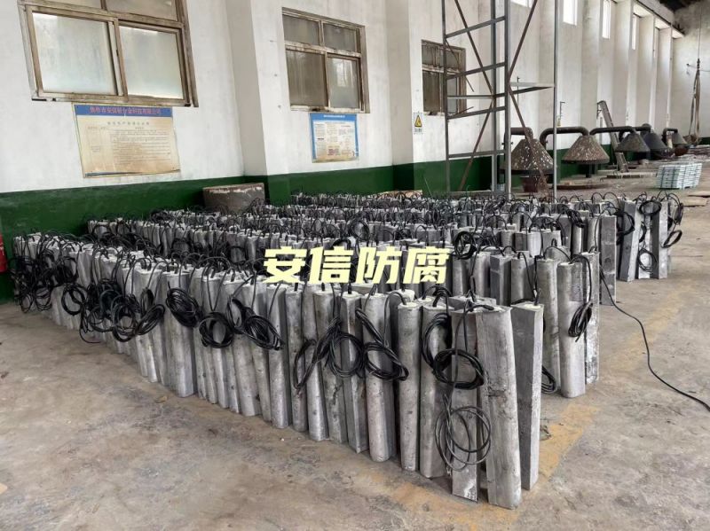 我公司鎂陽極，鋁合金陽極，鋁犧牲陽極，鎂陽極，鎂合金犧牲陽極在呼和浩特煉油廠的使用被評為優 秀生產商